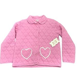 Just Be Pink Heart Puff Jacket for Kids